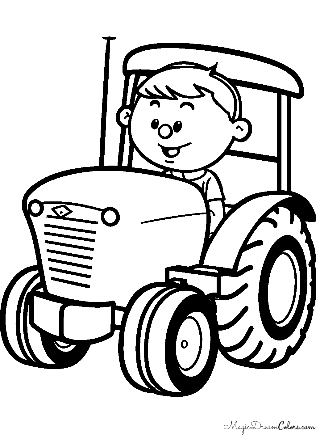 Druckvorlage Traktor | | MagicDreamColors